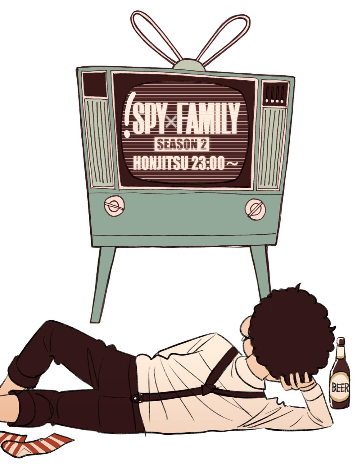 アニメ「SPY×FAMILY」第2期放送開始記念の遠藤達哉先生の描き下ろしイラスト
